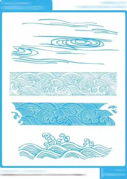 ABUIABACGAAgupX6ggYordvEswMwuAM46gQ - 中国风古风云纹样纹理设计素材打包