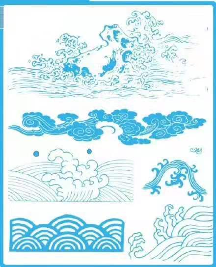 ABUIABACGAAgvJX6ggYo1rqWpAcwuAM4oAQ - 中国风古风云纹样纹理设计素材打包