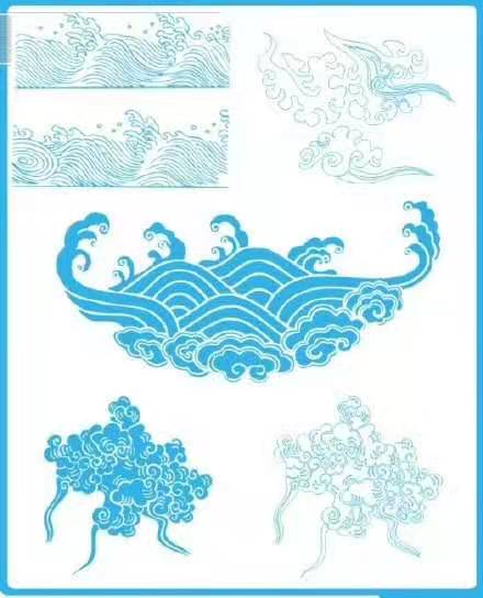ABUIABACGAAgvJX6ggYo5pL2ngIwuAM4oAQ - 中国风古风云纹样纹理设计素材打包